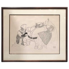 Al Hirschfeld Lithograph Post Nina