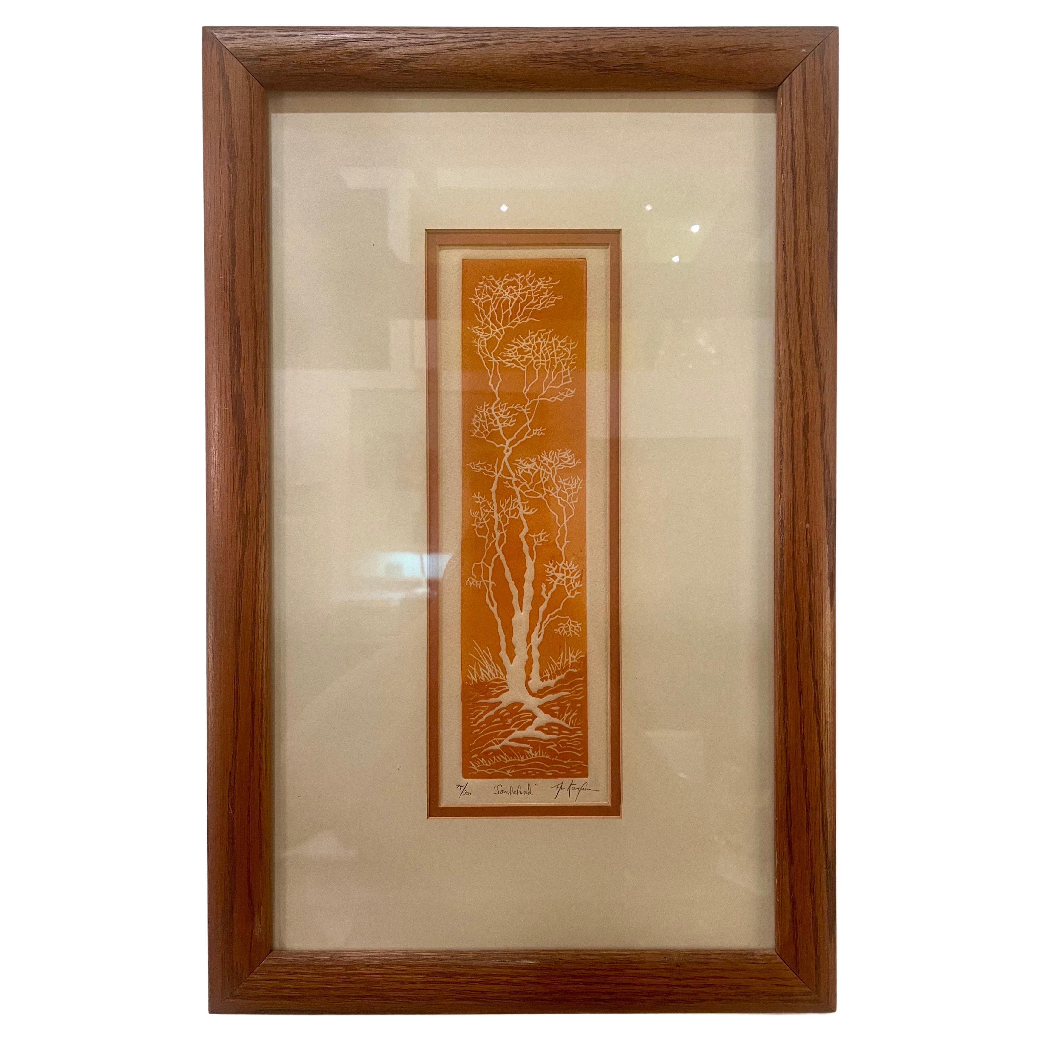 Al Kaufman Framed Original Signed & Numbered Etching with COA 75/300 For Sale