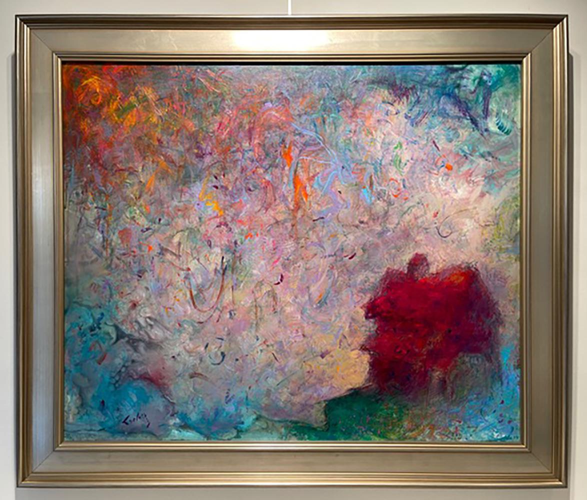 A Time For You...A Time For Me, Contemporary Expressionist Landscape - Painting by Al Lachman 
