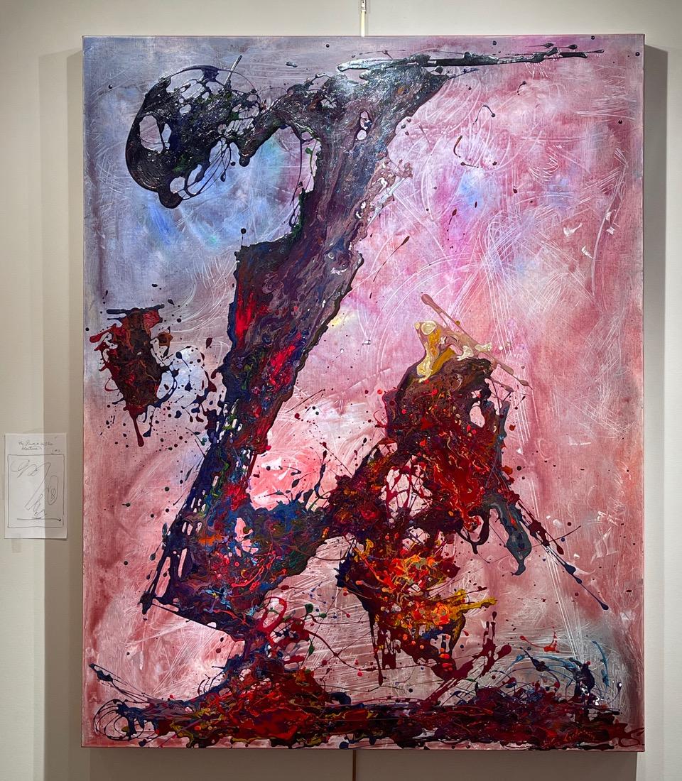 It Is Right, It Should Be So, Abstract Expressionist Landscape - Painting by Al Lachman 