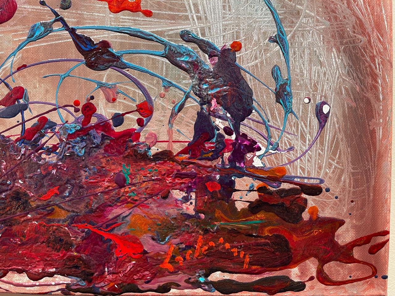 It Is Right, It Should Be So, Abstract Expressionist Landscape - Gray Abstract Painting by Al Lachman 