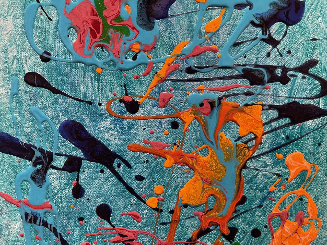 Landschaften der Seele und des Geistes XIX, Abstrakte expressionistische Landschaft (Abstrakter Expressionismus), Painting, von Al Lachman 
