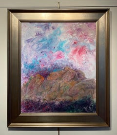 Seek and Shine, Abstract Expressionist Landscape