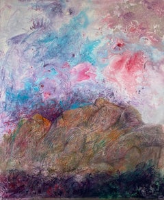 Seek and Shine, Abstract Expressionist Landscape