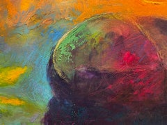 Showering a Rain of Melody, Abstract Expressionist Landscape