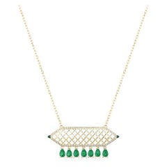 Al Noor Lace Signature Pendant Emerald