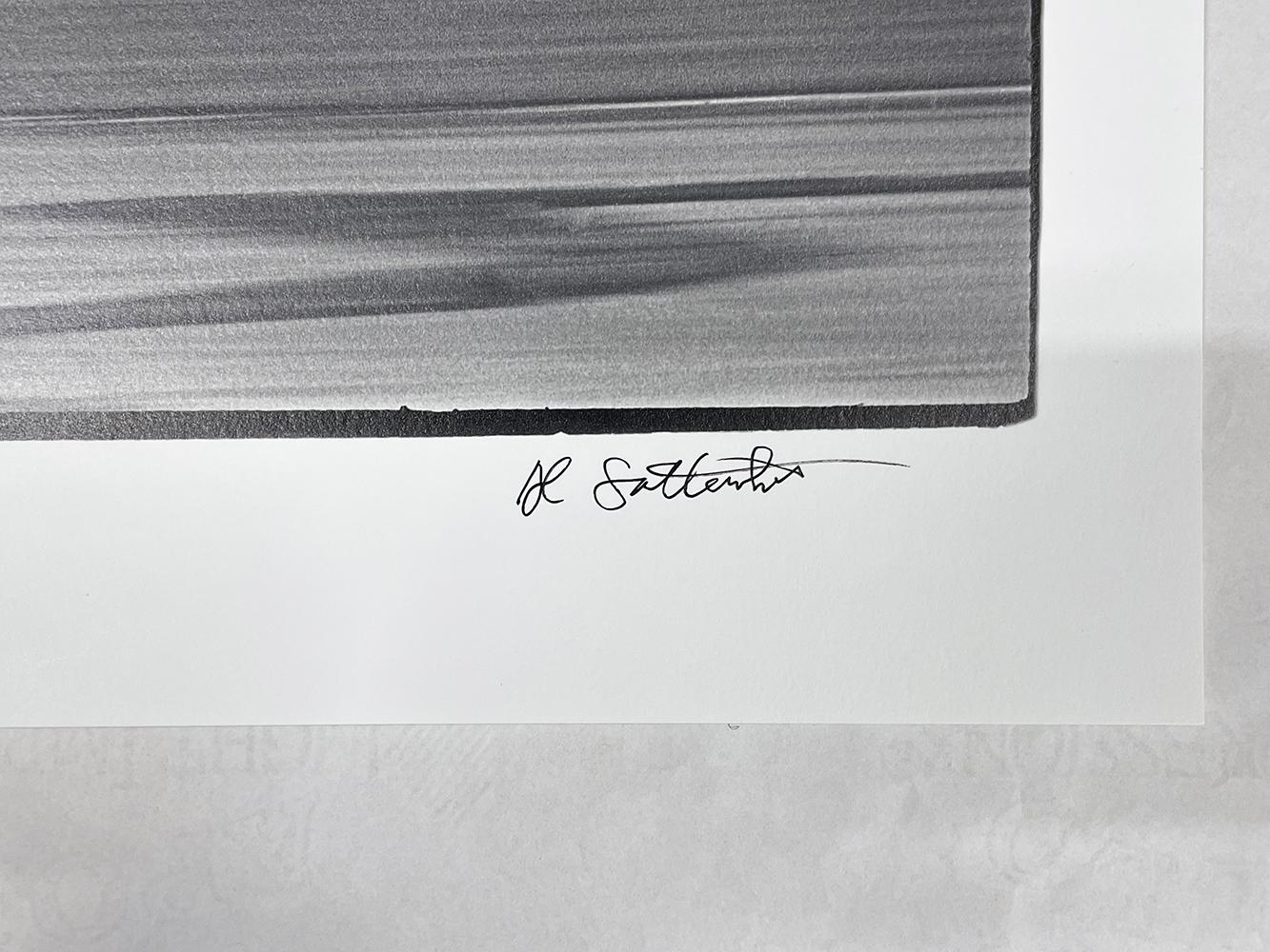 #14 Shelby Cobra Daytona Coupe/Bob Holbert, Daytona 2000 Kilometer Rennen von Al Satterwhite ist ein 11 x 14 Zoll großer Pigmentdruck. Dieses Foto zeigt einen Rennwagen mit der Nummer 14 auf der Tür. Dieser Druck hat eine Auflage von 25 Stück und