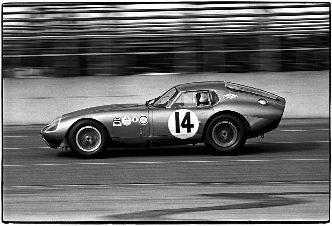 #14 Shelby Cobra Daytona Coupe / Bob Holbert, Daytona 2000 Kilometer race - Photograph by Al Satterwhite