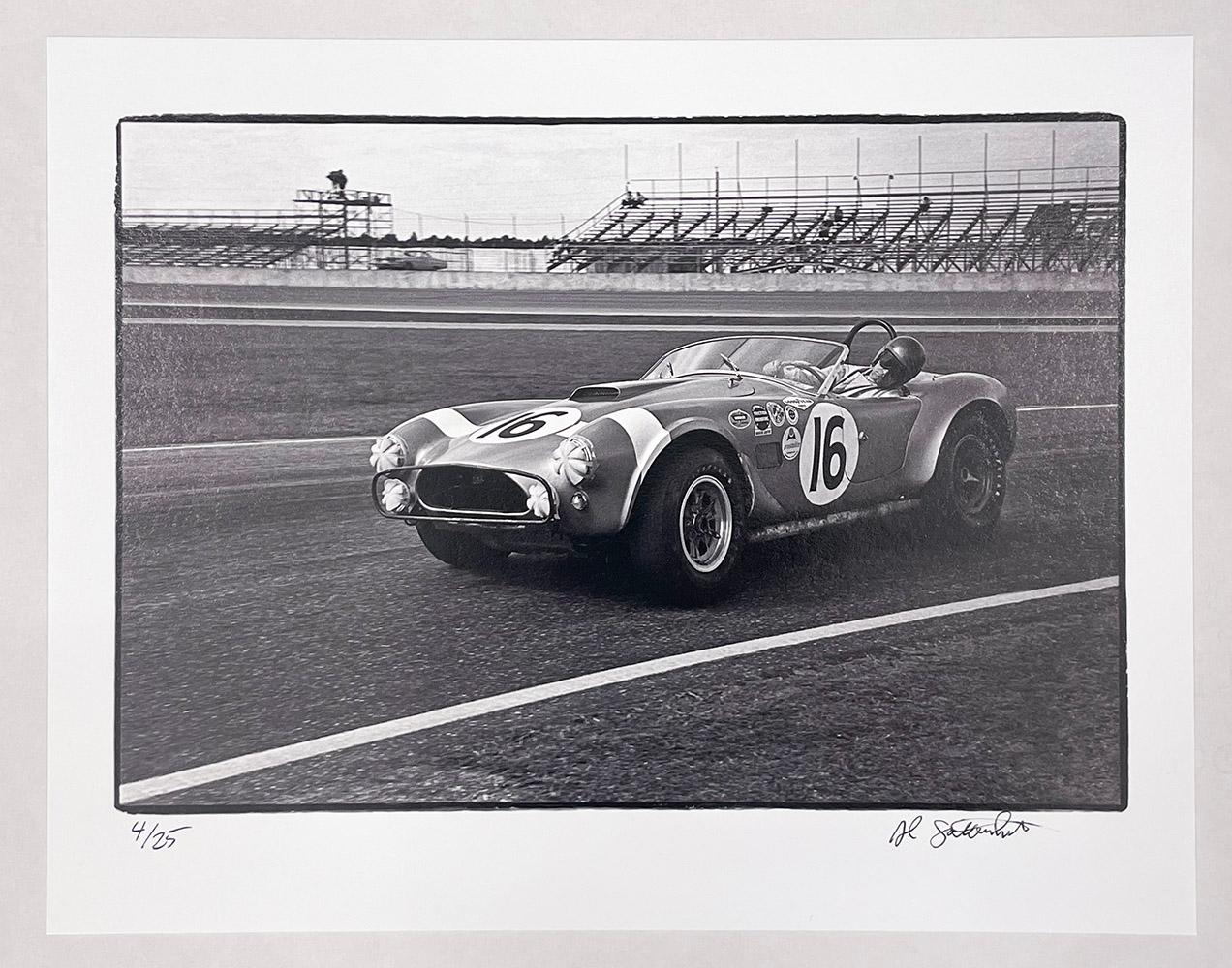 Bob Johnson (co-driver Dan Gurney) Shelby Cobra FIA 289/ Daytona - Contemporain Photograph par Al Satterwhite