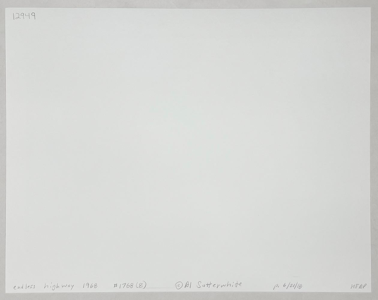 Carretera sin fin - Carretera, Coche, Conducción, Viajes, Blanco y Negro en venta 1