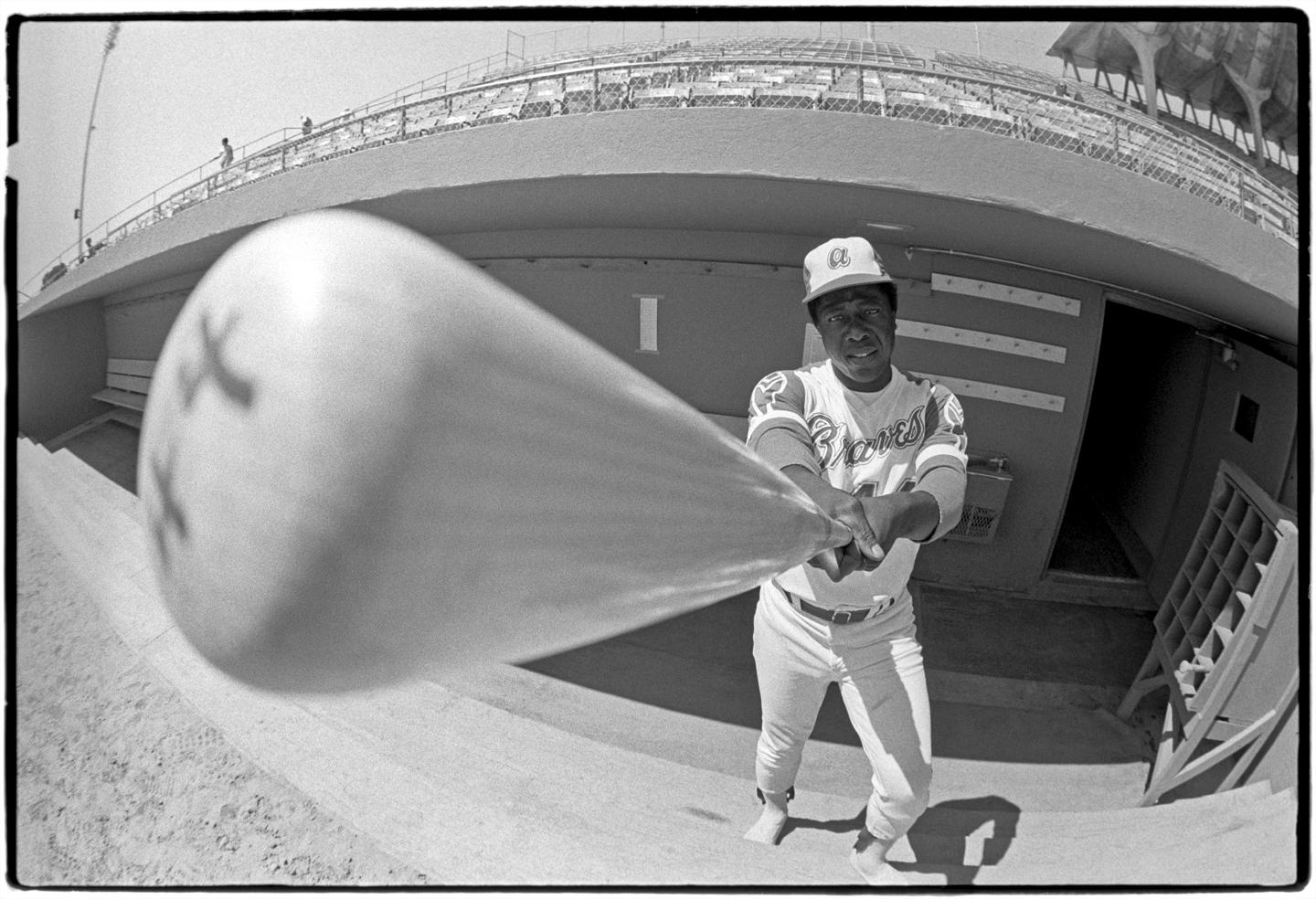 Portrait Photograph Al Satterwhite - Hank Aaron, Atlanta, Géorgie