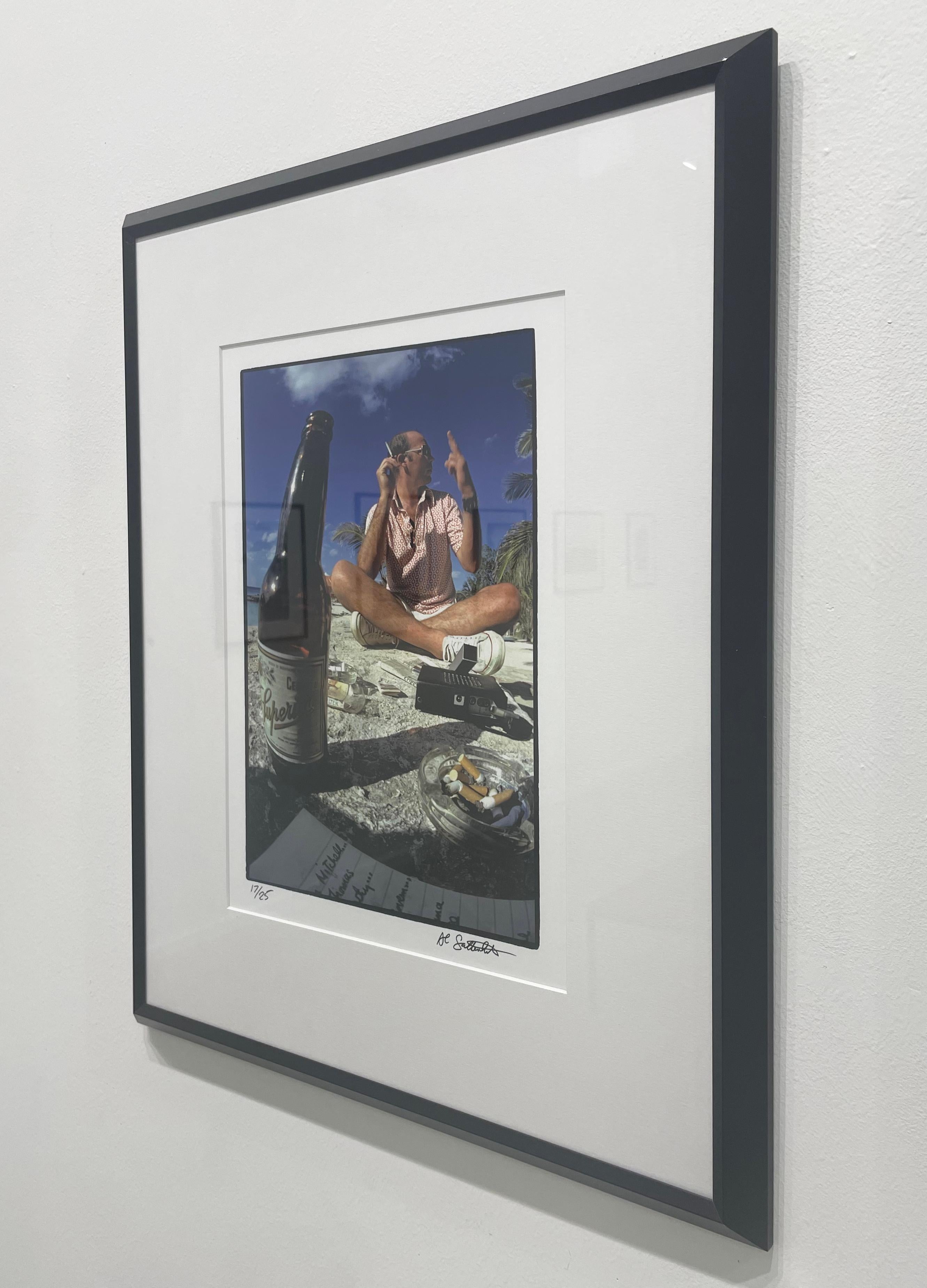 Hunter S. Thompson / Cozumel - Photographie couleur, portrait, plage en vente 5