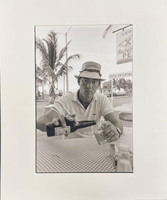Hunter S. Thompson in Cozumel by Al Satterwhite, 1974, Archival Pigment Print