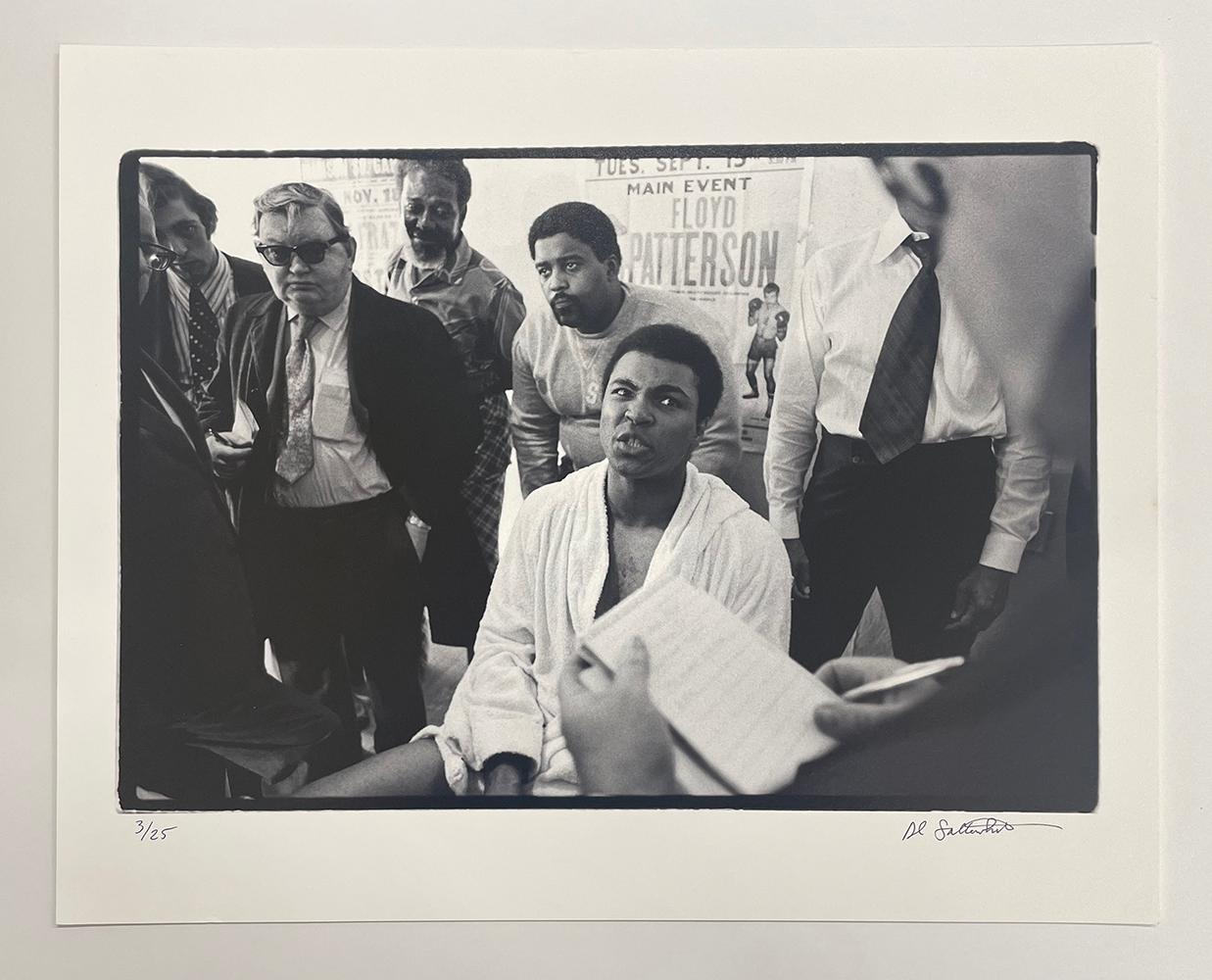 Muhammad Ali - 5th St Gym/Miami Beach, FL (press conference) - Photograph by Al Satterwhite