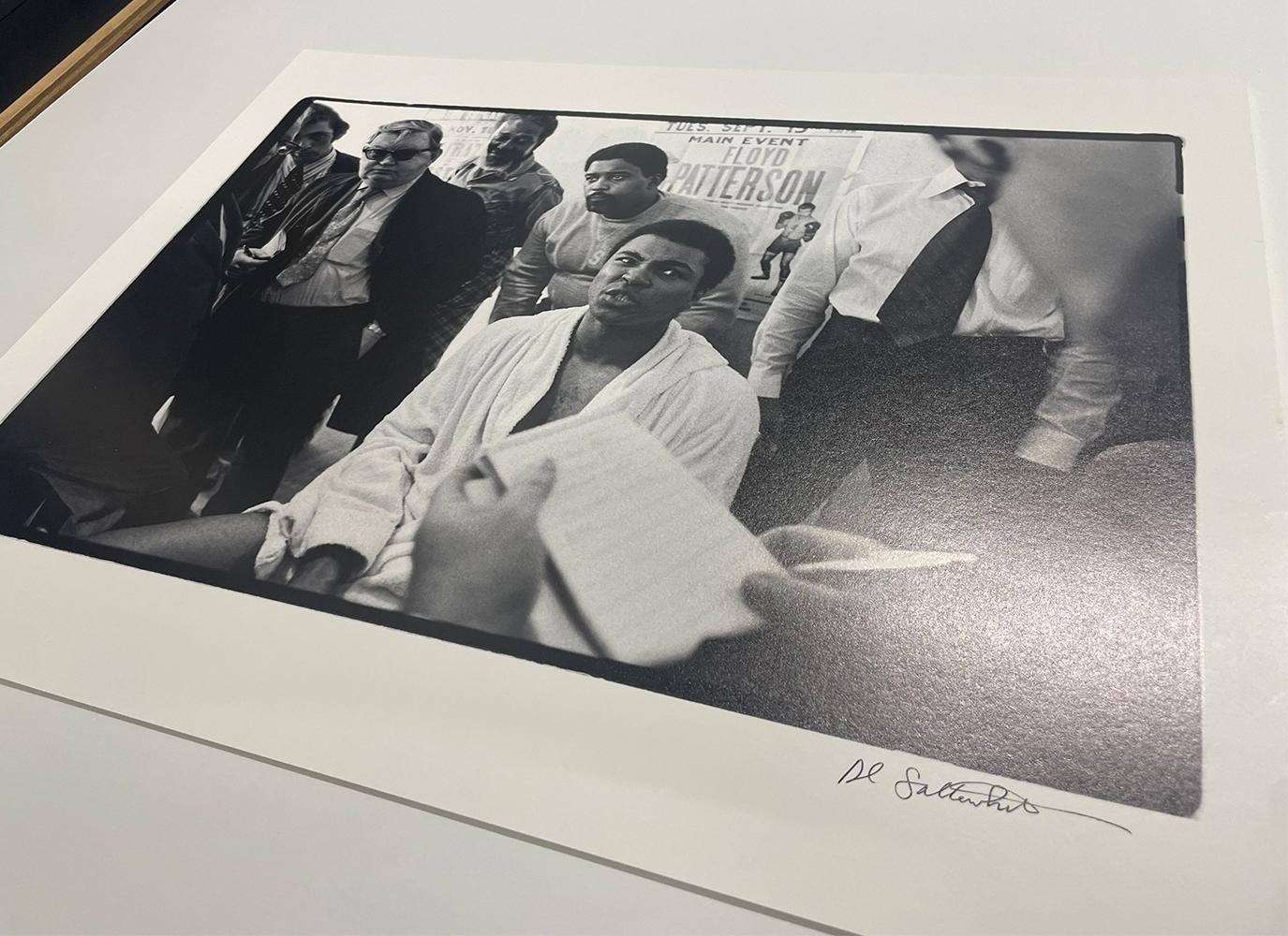 Muhammad Ali - 5th St Gym/Miami Beach, FL (press conference) - Modern Photograph by Al Satterwhite
