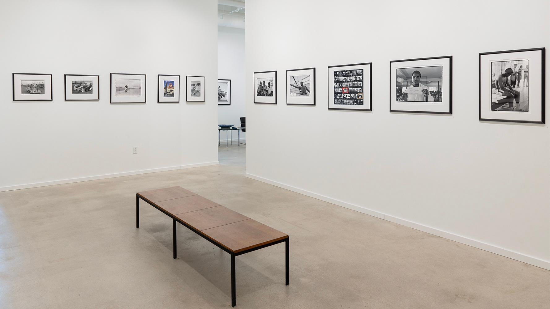 Muhammad Ali / 5th Street Gym, Miami Beach – Kontaktabzug, Schwarz-Weiß im Angebot 2