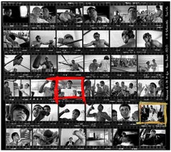 Muhammad Ali / 5th Street Gym, Miami Beach - Contact Sheet, Black and White