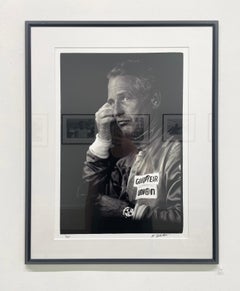 Paul Newman / Gara delle 12 ore di Sebring, Florida - Ritratto in bianco e nero, Corse