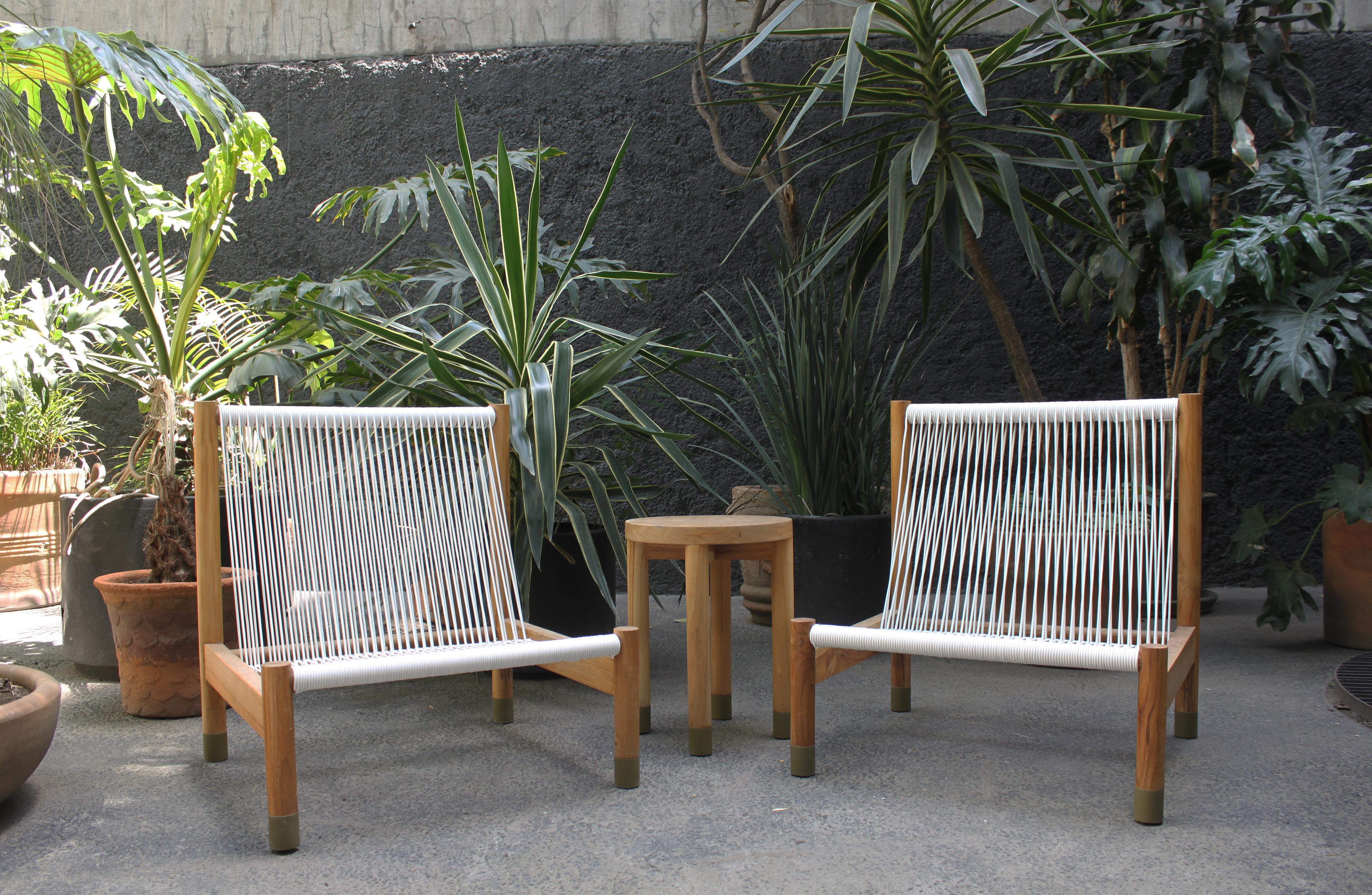Al Sol Outdoor Chair, Maria Beckmann, Represented by Tuleste Factory In New Condition For Sale In New York, NY