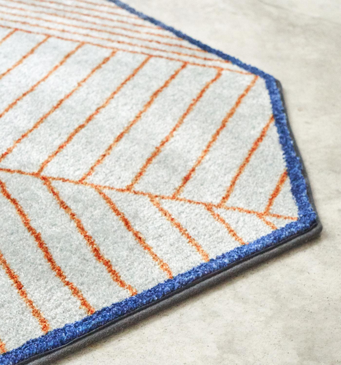 Textile Al Tappeto Carpet Contemporary Rug by enrico girotti For Sale