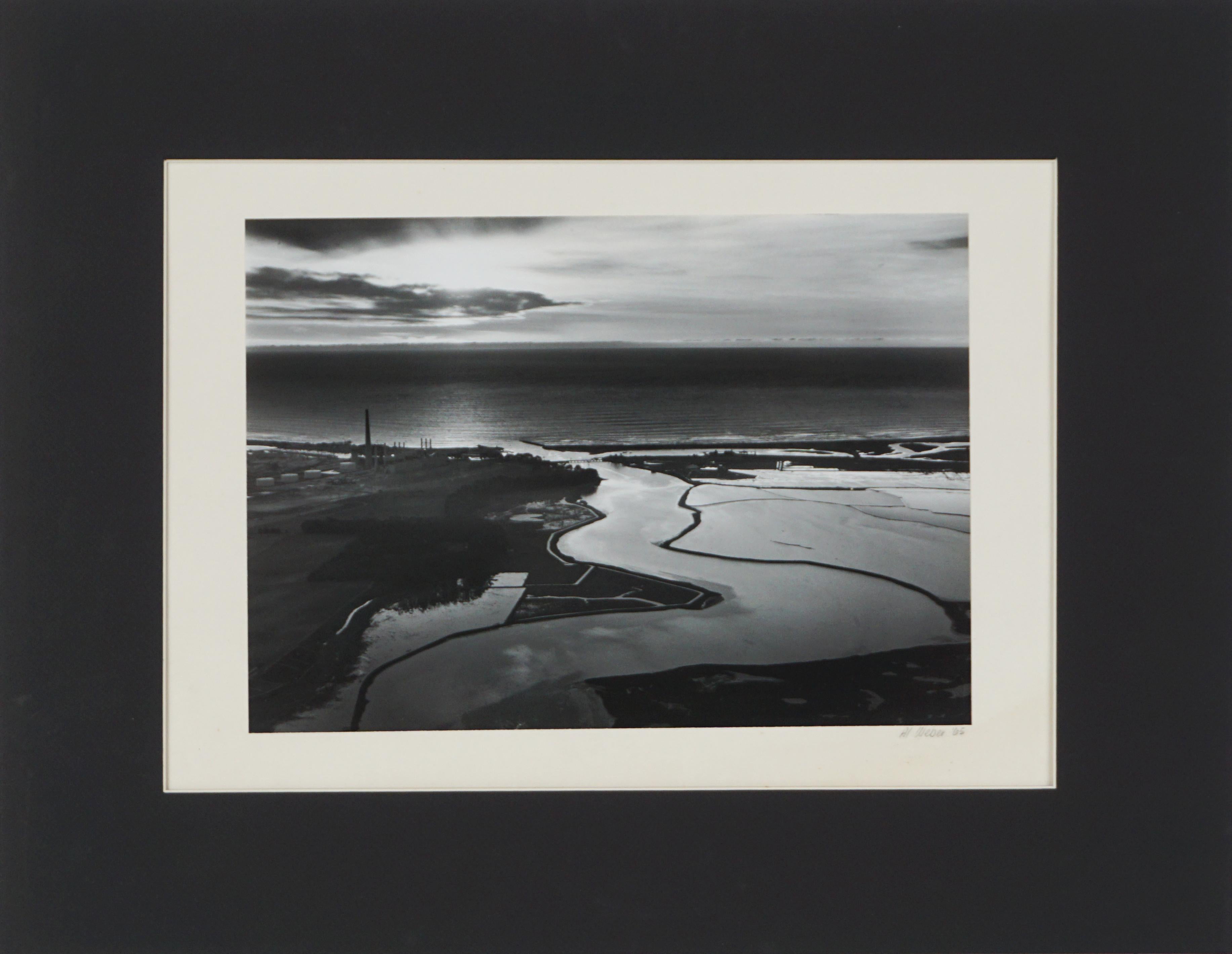 Al Weber Landscape Photograph - Moss Landing - 1965 Original Black and White Photograph