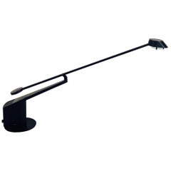 ALA Adjustable Black Table Lamp from Rodolfo Bonetto for Guzzini, 1983