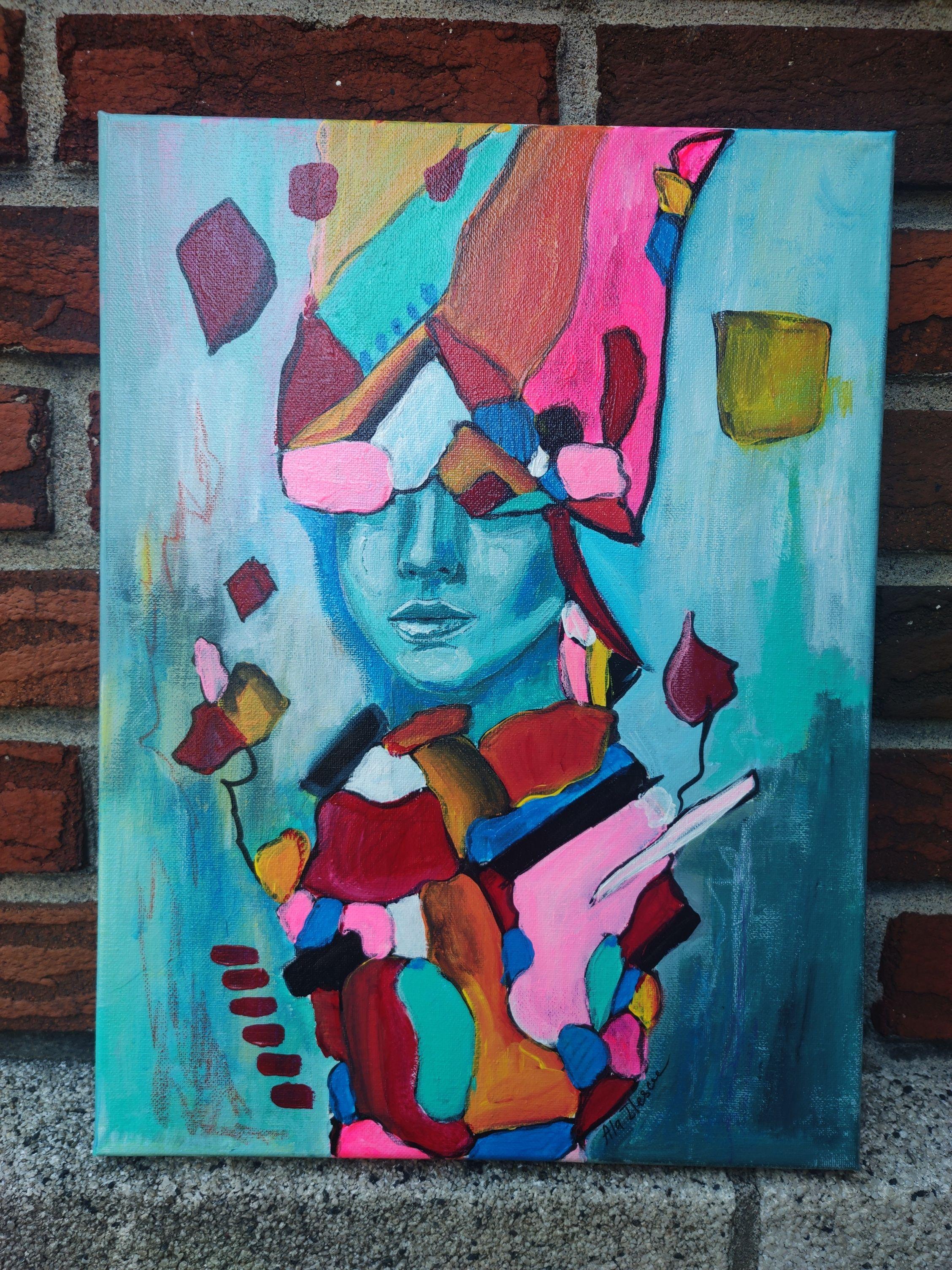 Construir la confianza, Pintura, Acrílico sobre lienzo - Painting Contemporáneo de Ala Ilescu