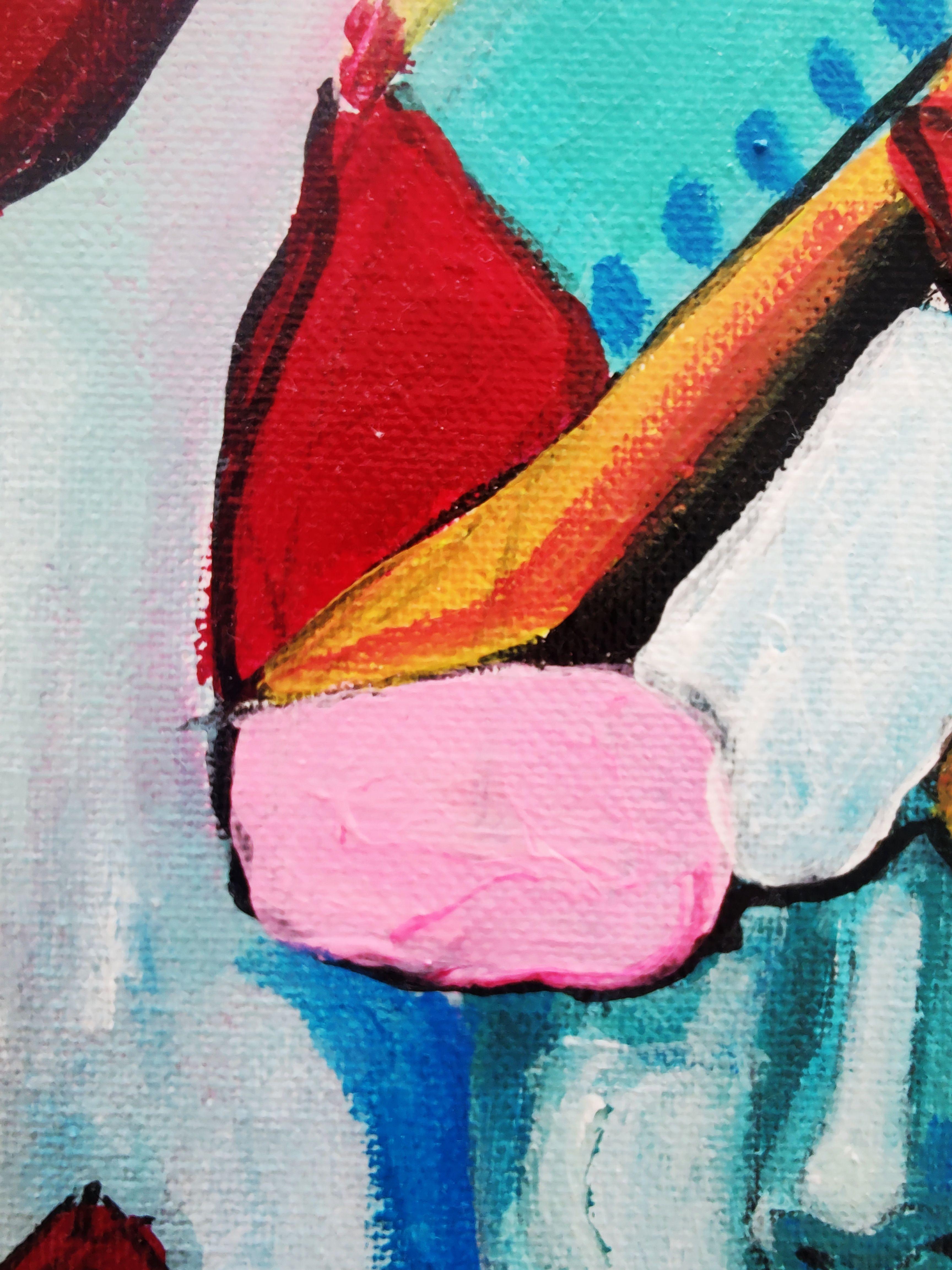 Construir la confianza, Pintura, Acrílico sobre lienzo en venta 1