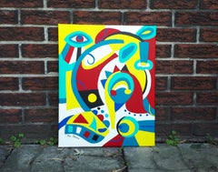 Watching over you, Painting, Acrylic on Canvas