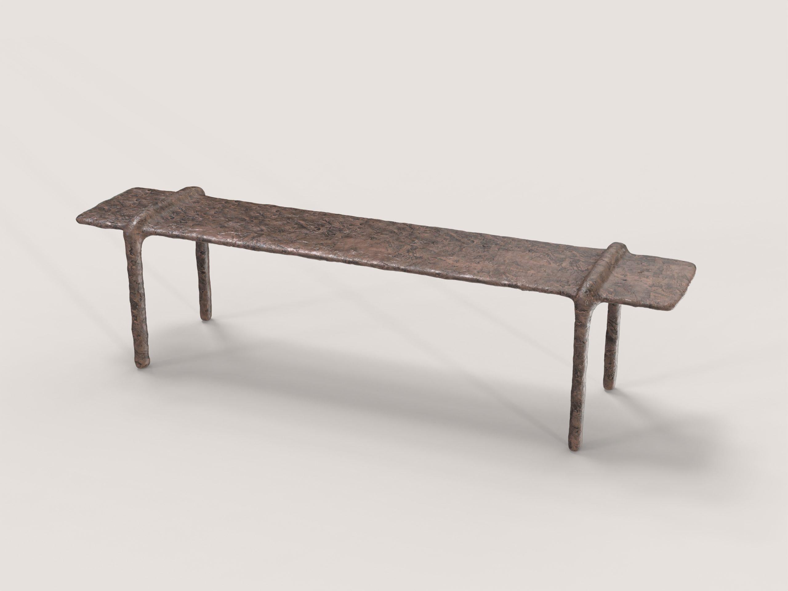 Ala V2 Low Table by Edizione Limitata
Limited Edition of 150 pieces. Signed and numbered.
Dimensions: D 38 x W 160 x H 43 cm.
Materials: cast bronze.

This low table also can be used as a bench. Please contact us.

Edizione Limitata, that is