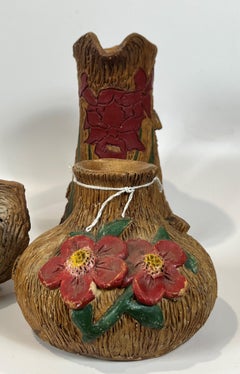 Alabama Folk Art Pottery grouping Montgomery area pre-WW2 anonymous craftsman