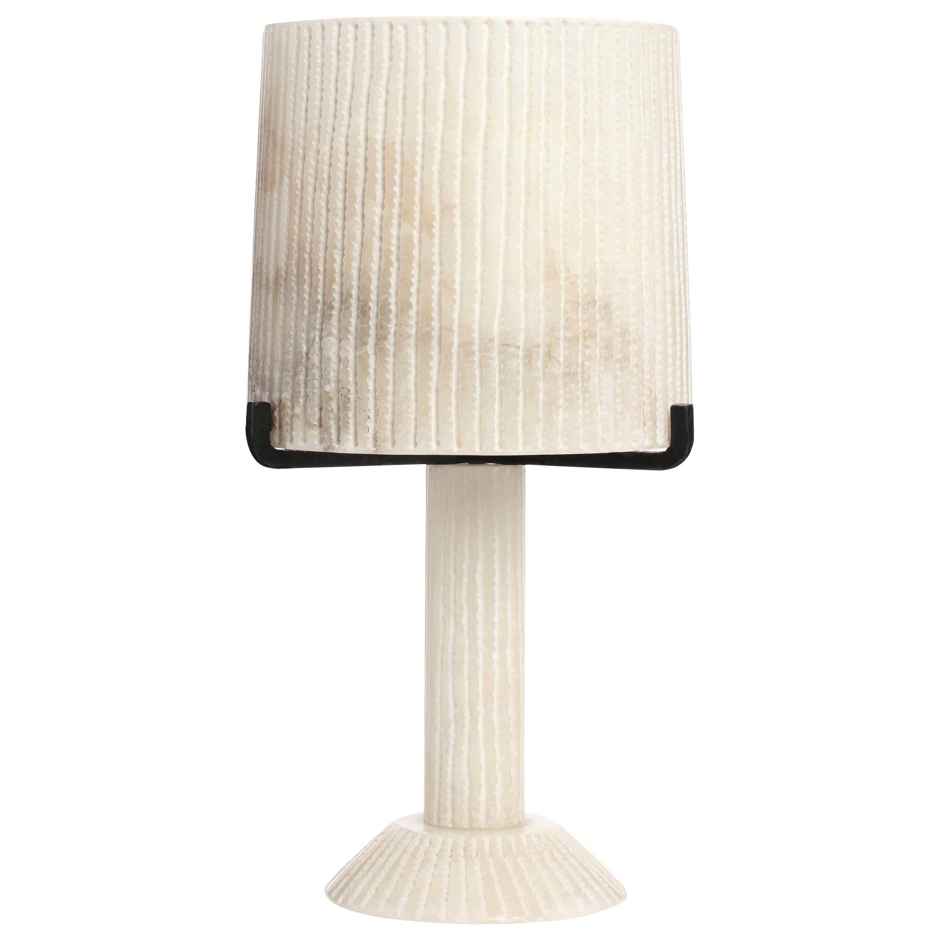 Alabaster Acropolis Table Lamp by CTO Lighting