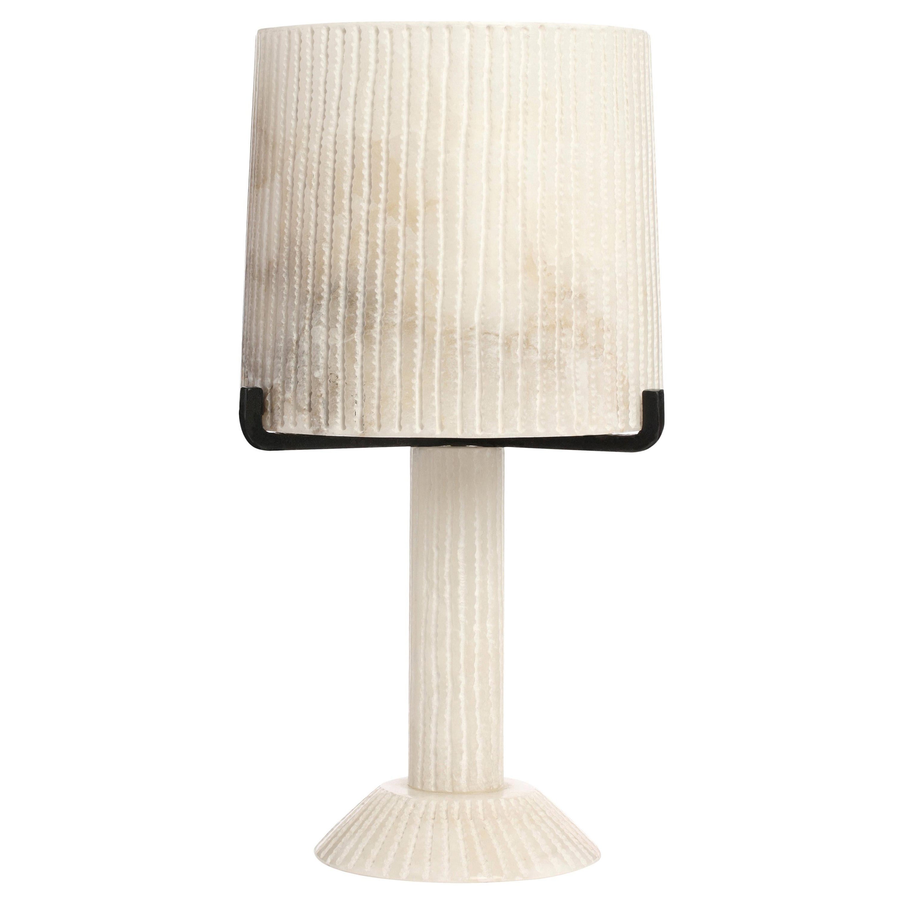 Alabaster Acropolis Table Lamp by CTO Lighting For Sale
