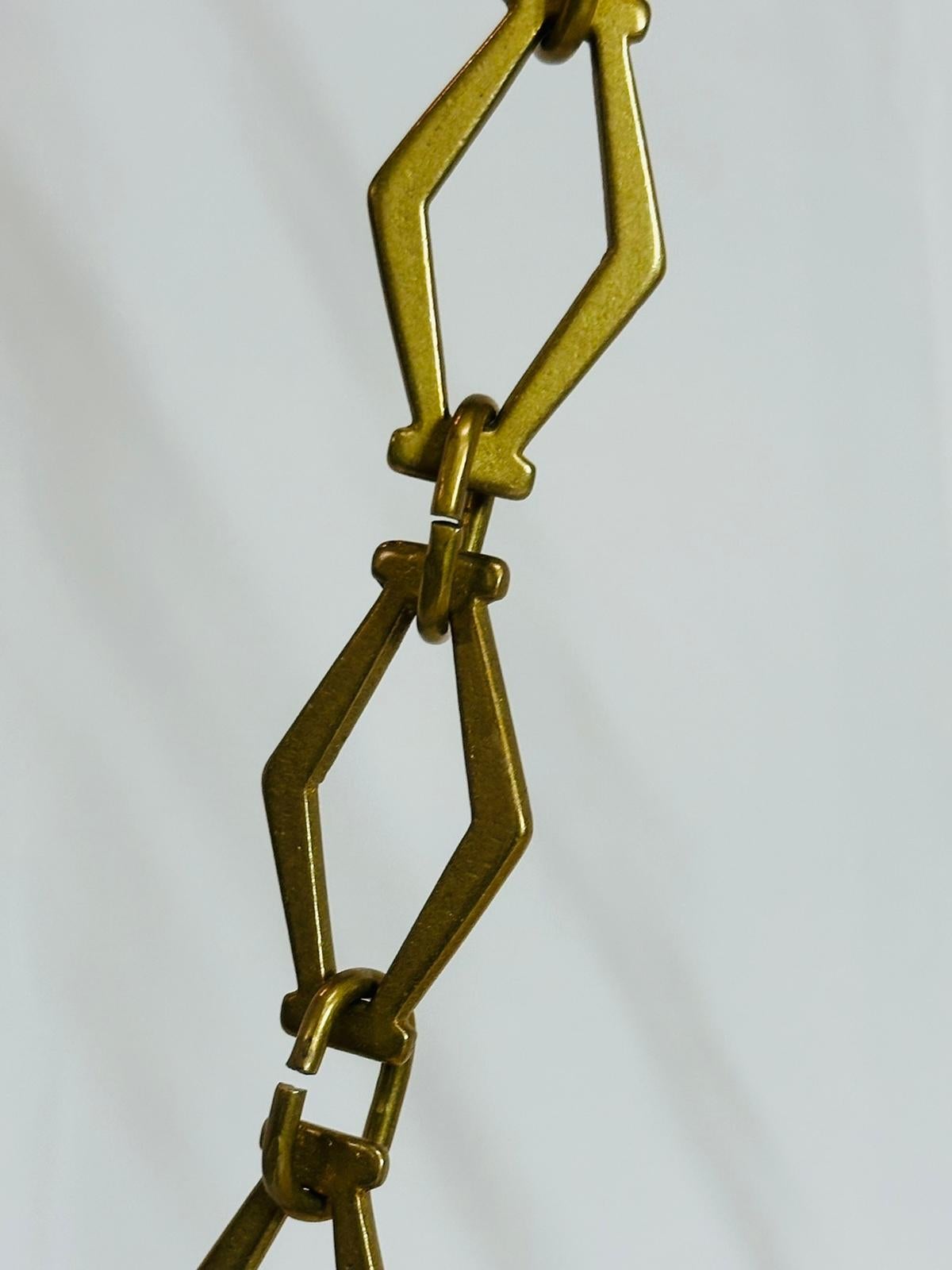 Kronleuchter „Verona“ aus Alabaster und Messing, Vaughan-Beleuchtung im Angebot 8