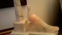 Alabaster and Marble Table Lamp, Italy, 1930