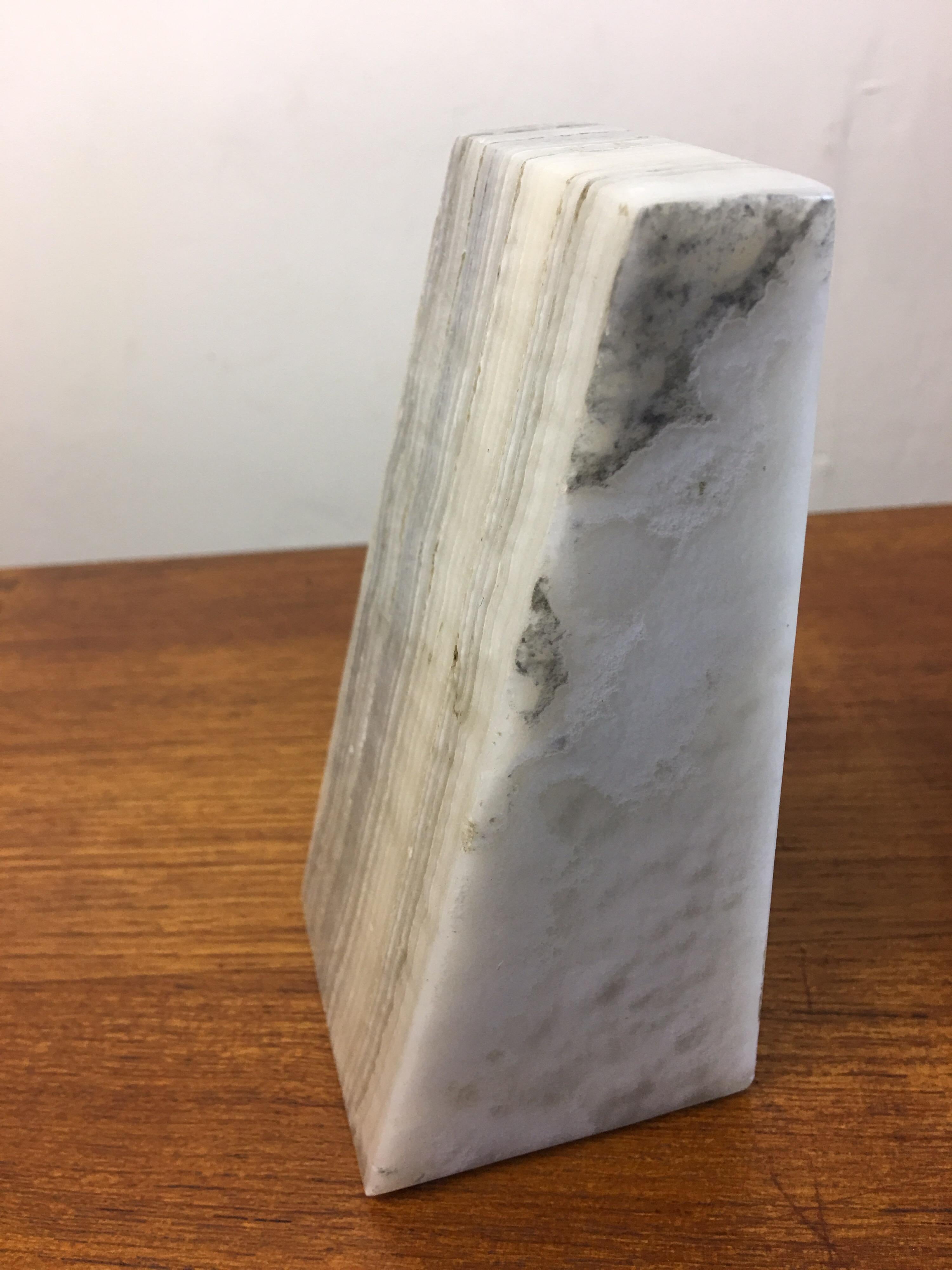 Italian Alabaster Bookends