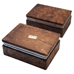 Boîtes en albâtre de Romano Bianchi des années 1970