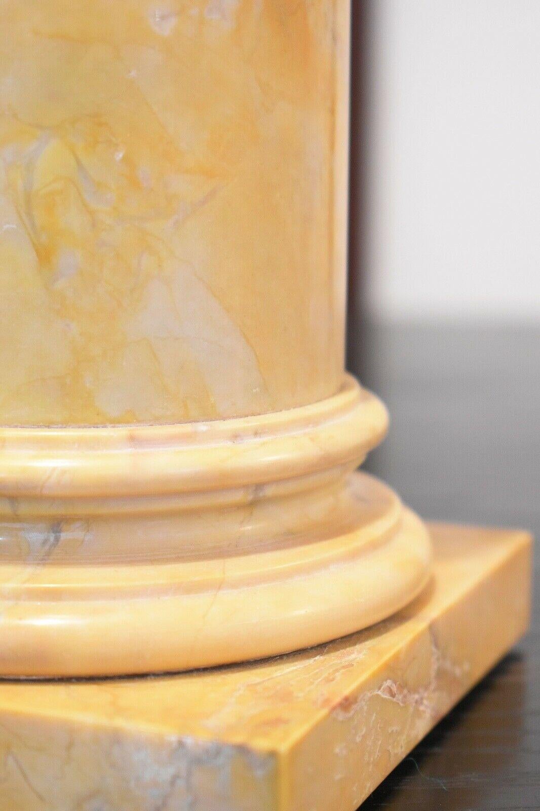 Alabaster Bust of Queen Victoria on a Marble Plinth Attributed to Matthew Nobel 1