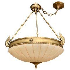 Alabaster Chandelier Pendant Ceiling Light