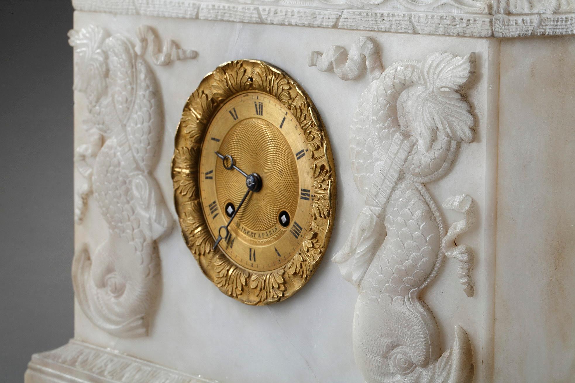 Alabaster Clock, 