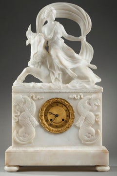 Alabaster Clock, "The abduction of Europa"