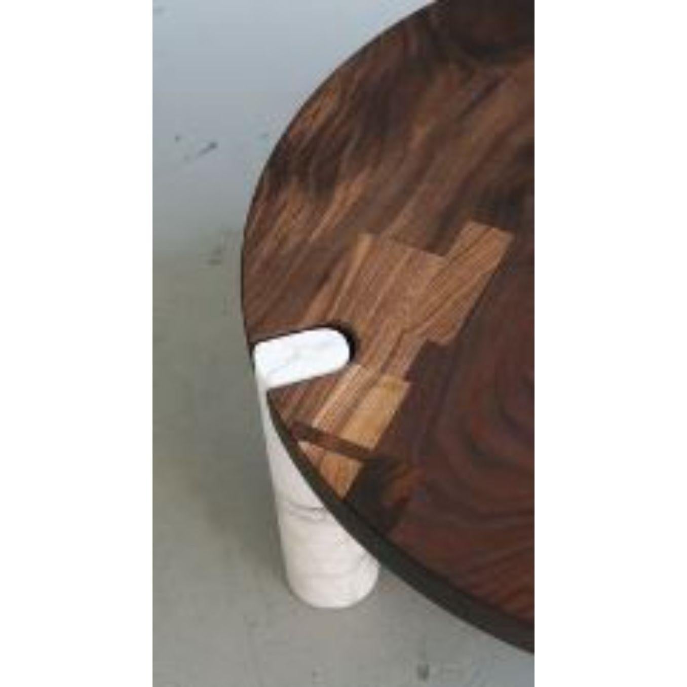 Hand-Crafted Alabaster Coffee Table by Swell Studio For Sale