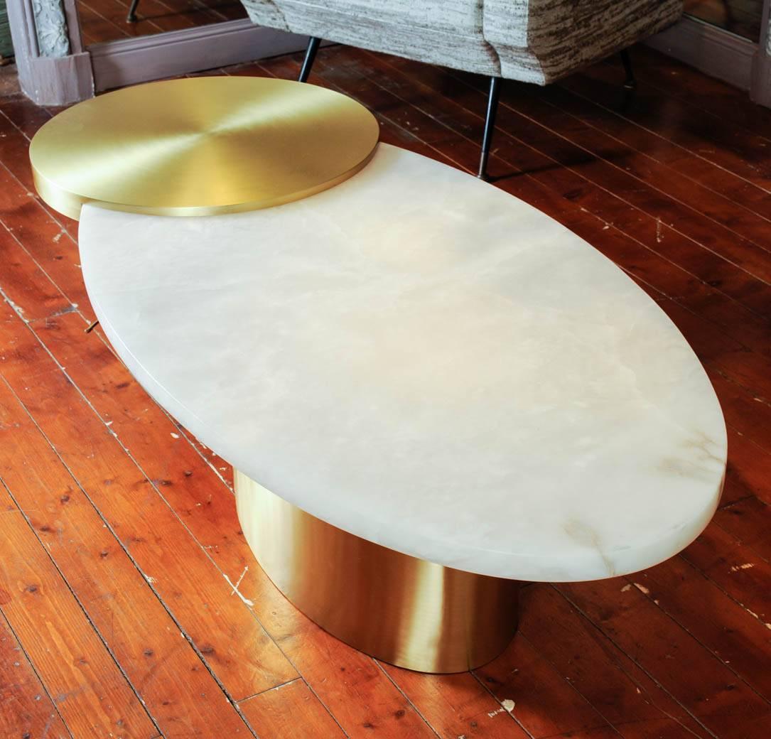 French Alabaster Coffee Table