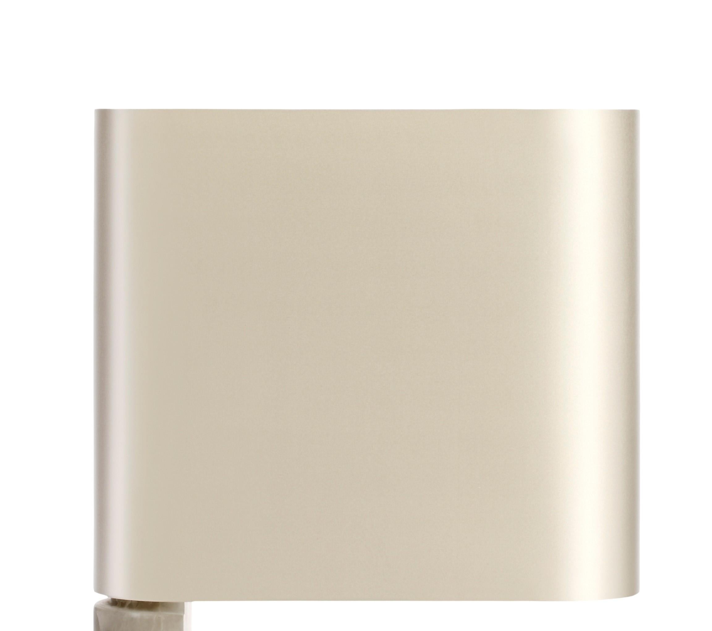 British Alabaster Columbo Table Lamp by CTO Lighting For Sale
