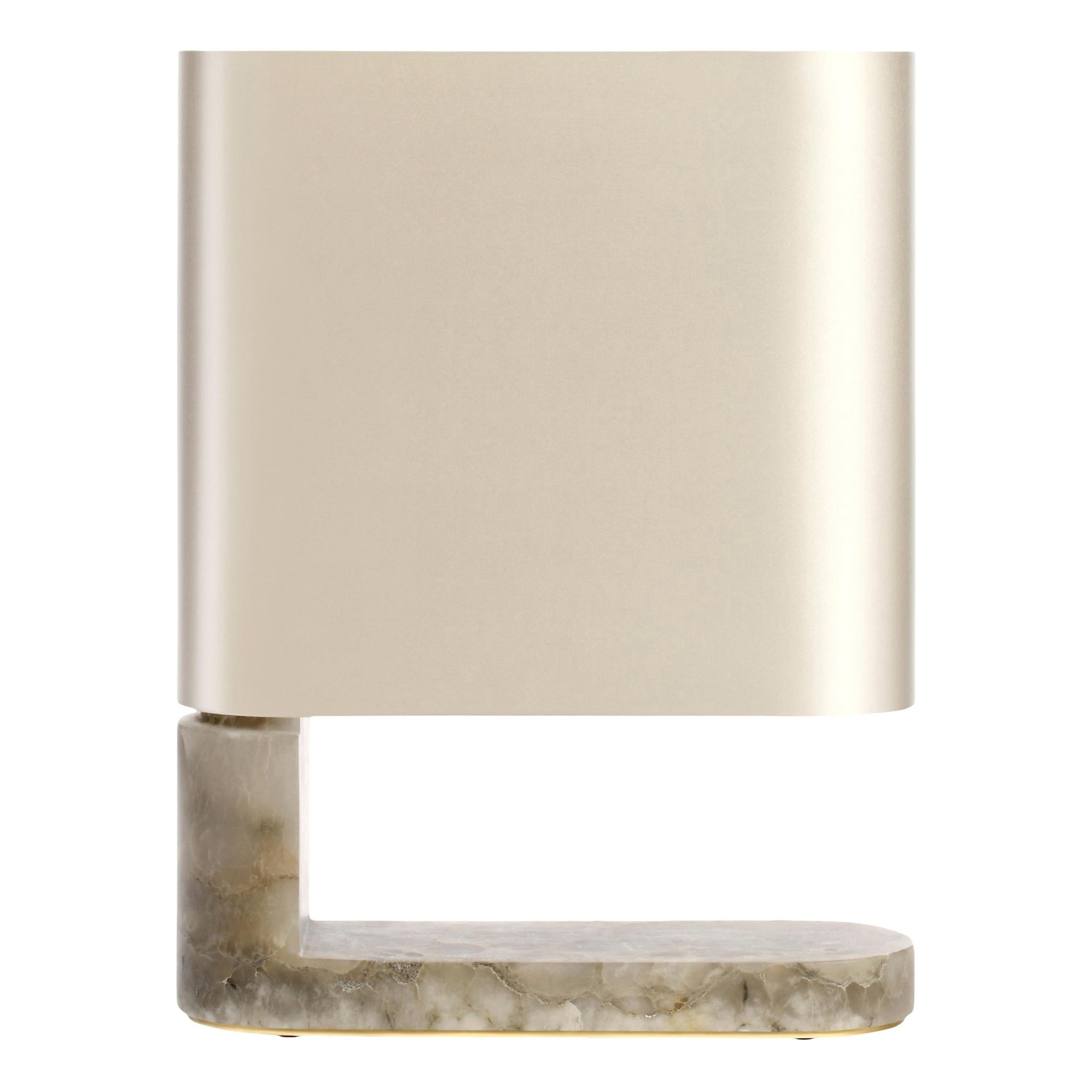 Alabaster Columbo Table Lamp by CTO Lighting For Sale