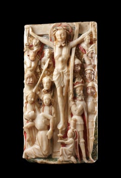 Crocifissione in alabastro da un Retablo della Passione