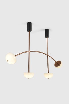 Alabaster Curve Chandelier by Hatsu