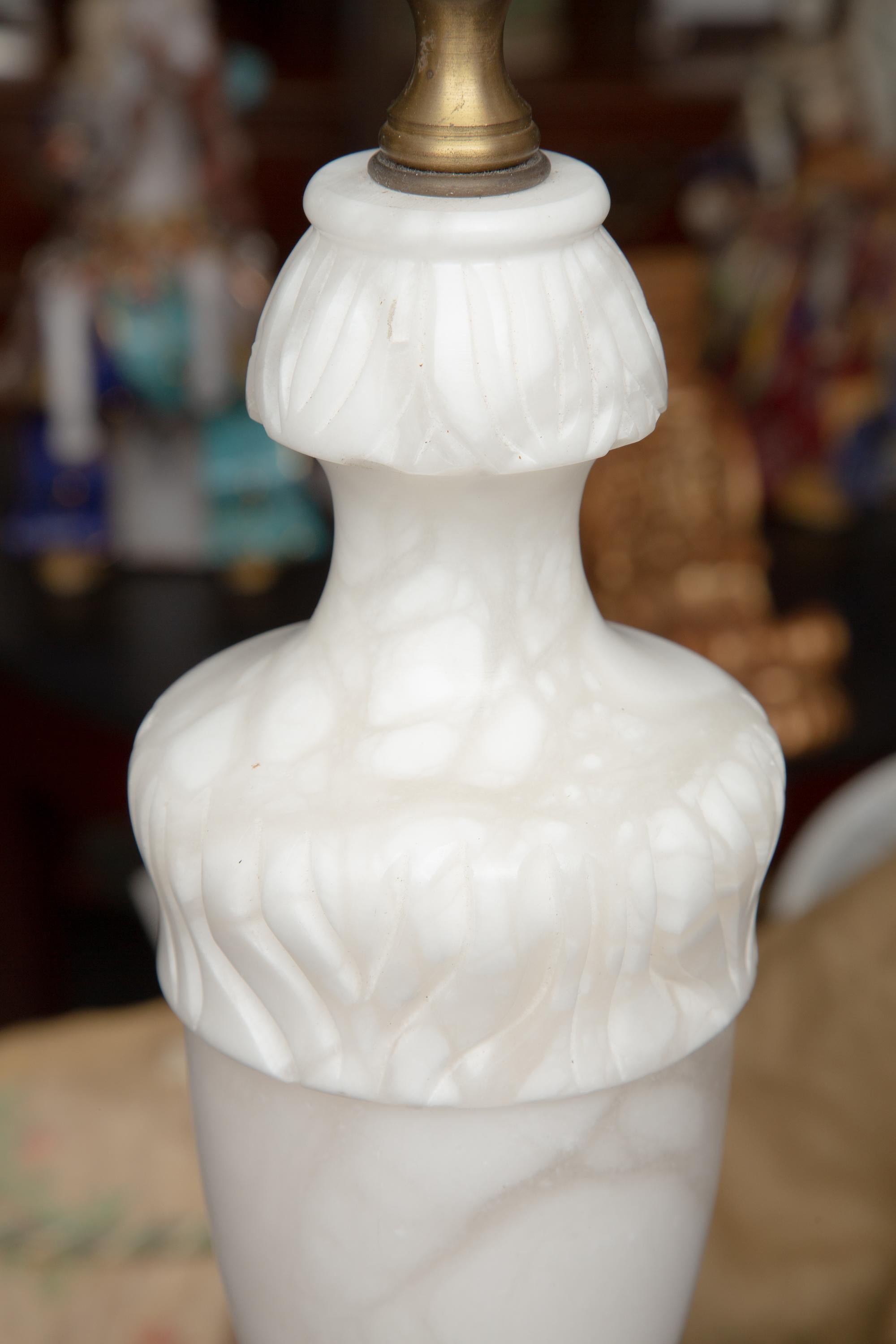 Other Alabaster Elements Converted to Table Lamps