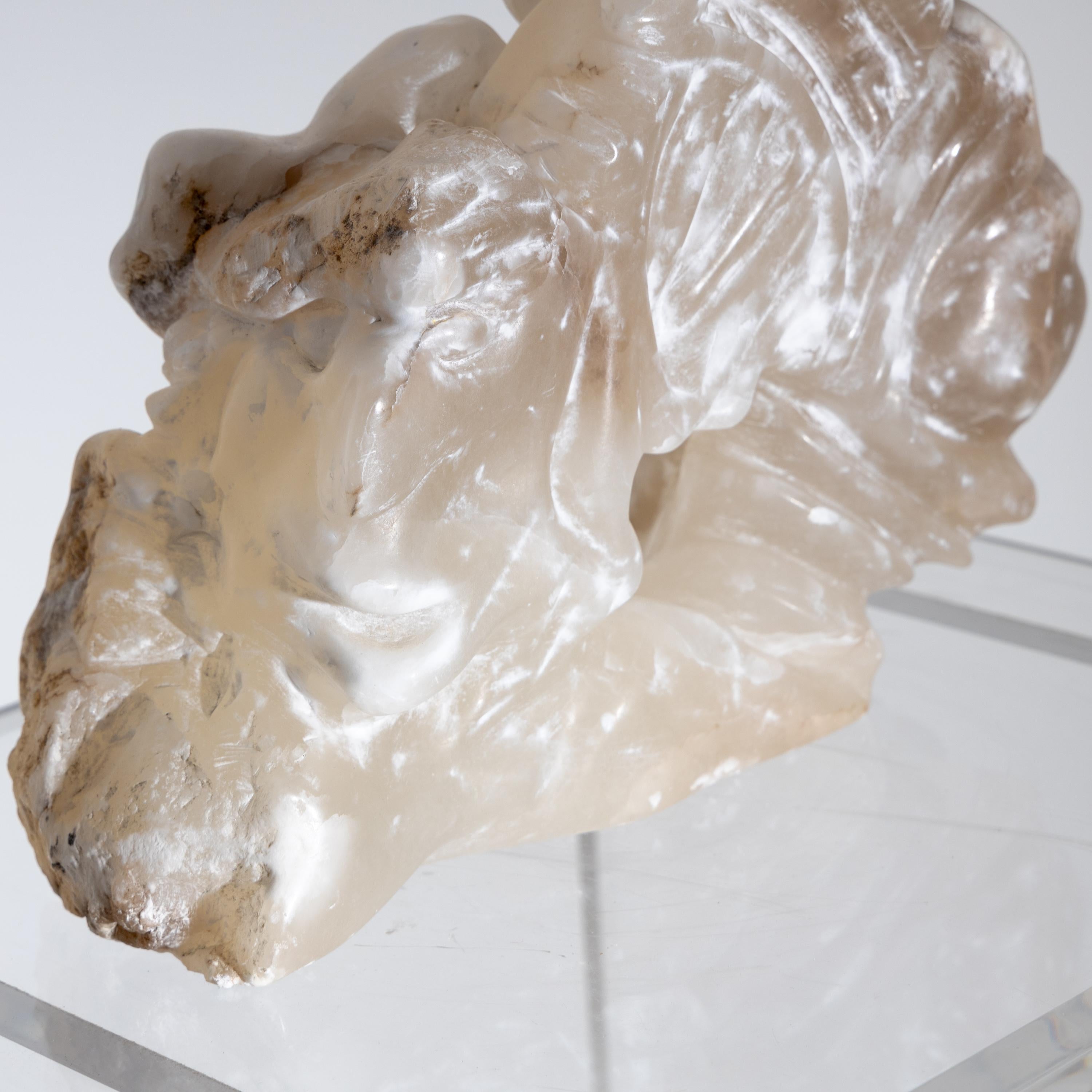 Alabaster Figure, 20th Century For Sale 6
