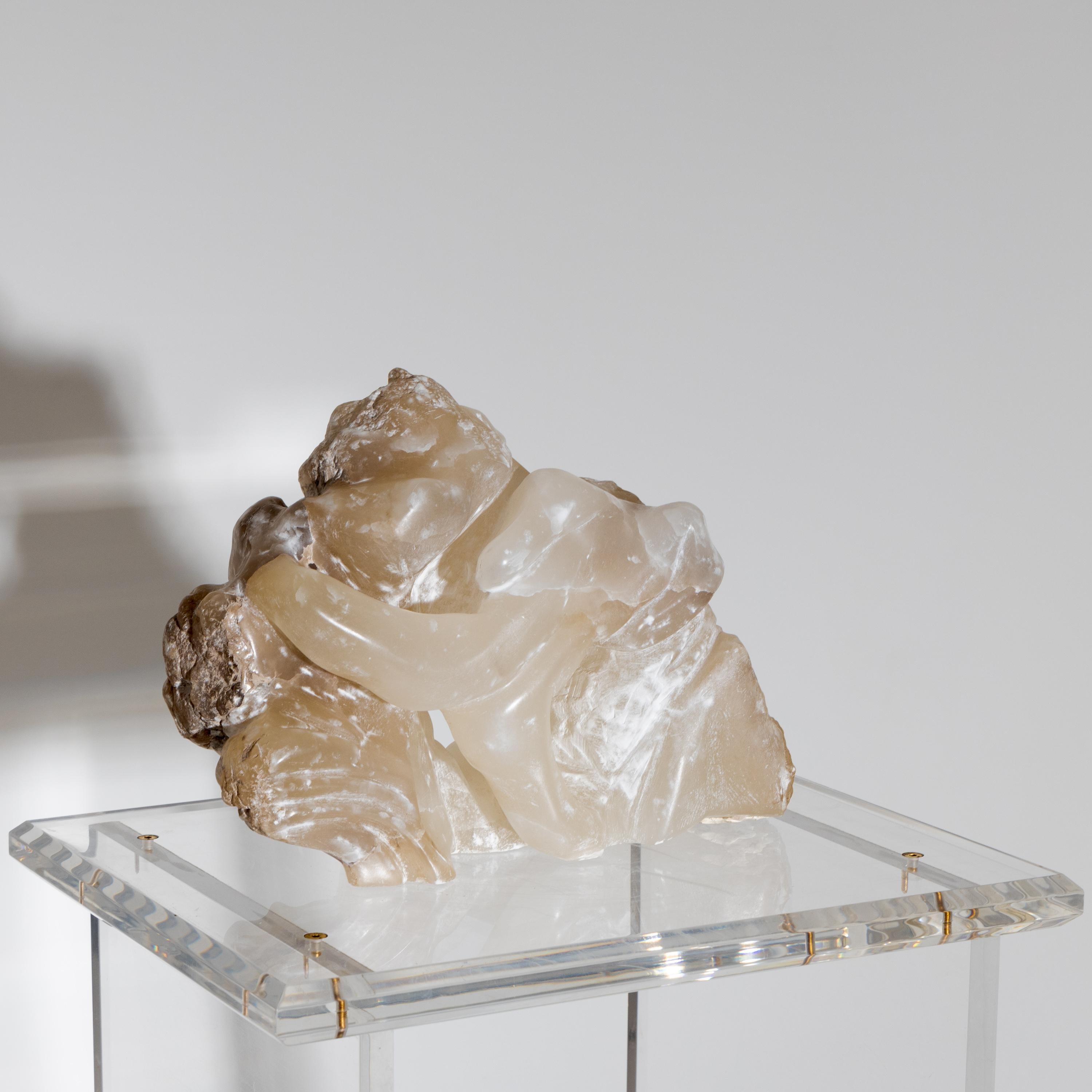 Sculpté Figure en albâtre, XXe siècle en vente